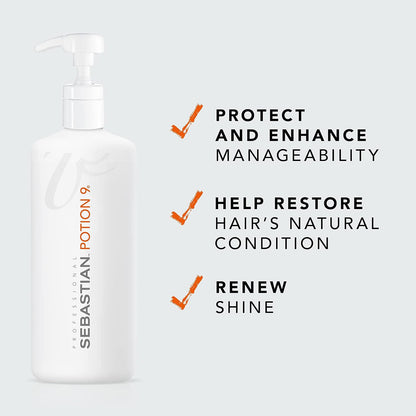 Potion 9 | Leave-in Conditioner and Hairstyling Treatment | SEBASTIAN - SH Salons