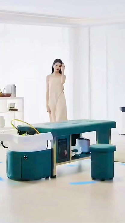 611-1NM | Plumbed | Head Spa Shampoo Bed — Water Circulation & Fumigation | SSW