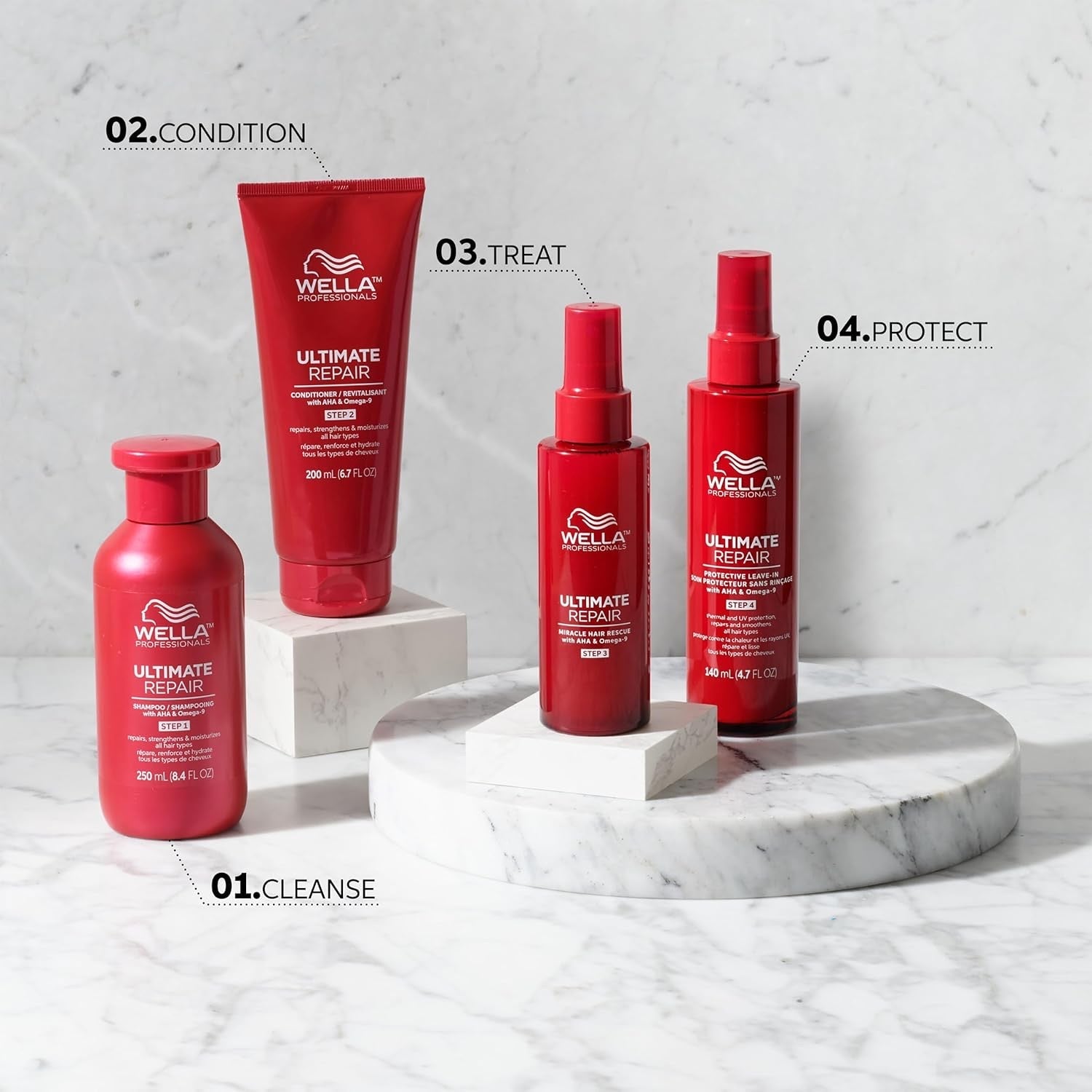 Protective Leave - In Treatment for Damaged Hair | Step 4 | Thermal, UV Protection | Ultimate Repair | WELLA | HAIR STYLING PRODUCTS by WELLA PROFESSIONAL - SH Salons