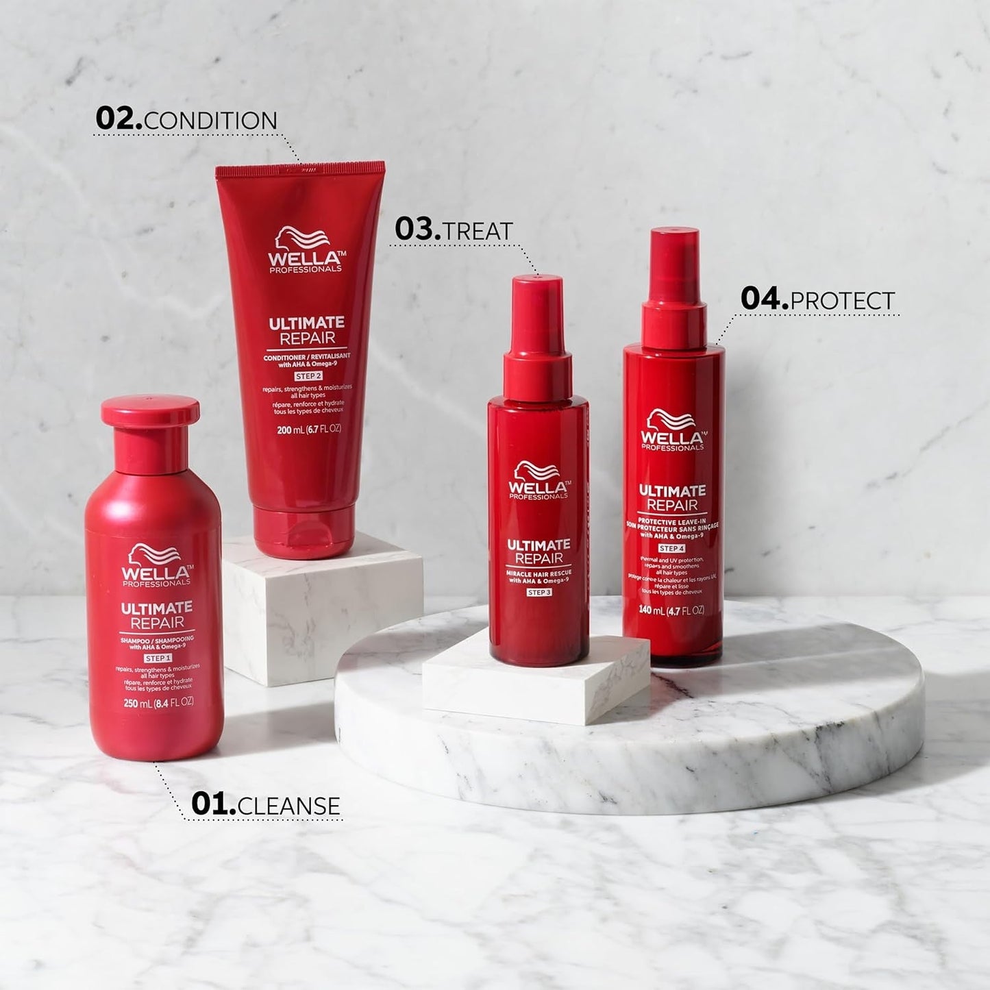 Protective Leave - In Treatment for Damaged Hair | Step 4 | Thermal, UV Protection | Ultimate Repair | WELLA | HAIR STYLING PRODUCTS by WELLA PROFESSIONAL - SH Salons