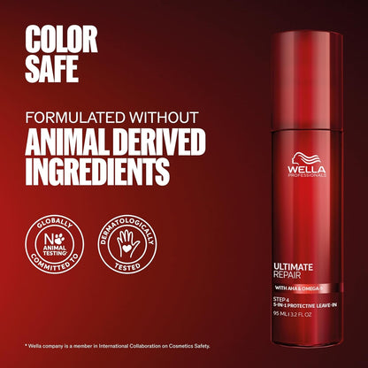 Protective Leave - In Treatment for Damaged Hair | Step 4 | Thermal, UV Protection | Ultimate Repair | WELLA | HAIR STYLING PRODUCTS by WELLA PROFESSIONAL - SH Salons