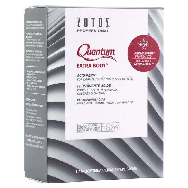 Quantum Extra Body Acid Perm | Normal, Tinted or Highlighted Hair | ZOTOS - SH Salons