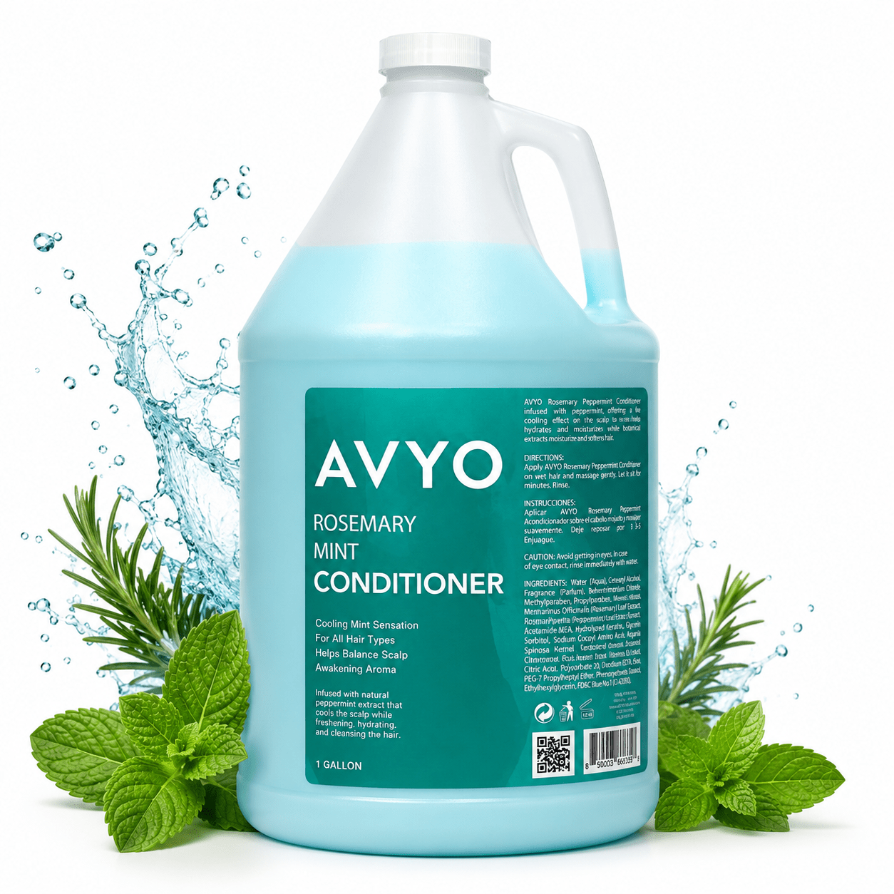 Rosemary Mint Conditioner | Cooling Mint Sensation | 1 Gallon | AVYO by AVYO | SH Salons