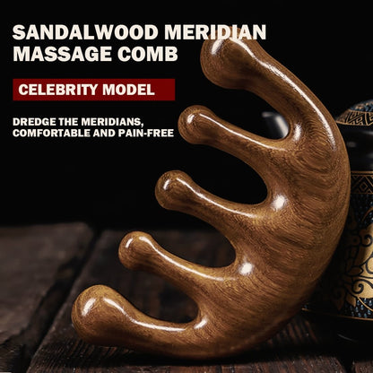 Wooden Scalp Massager