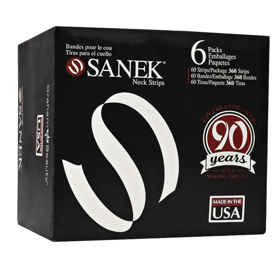 Sanek Neck Strips | 6 Packs | 360 Strips | GRAHAM BEAUTY - SH Salons