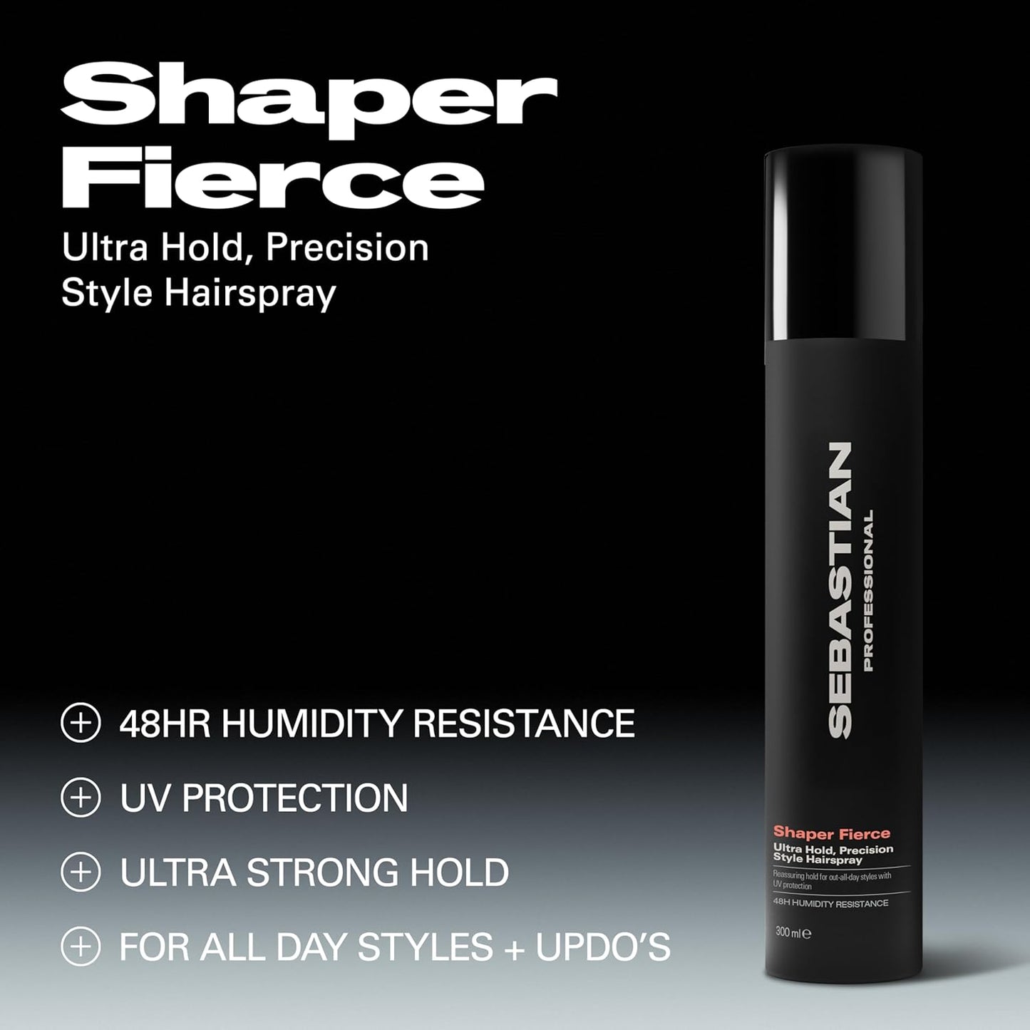 Shaper Fierce | Max Hold and Mold Styling Spray | SEBASTIAN by SEBASTIAN | SH Salons