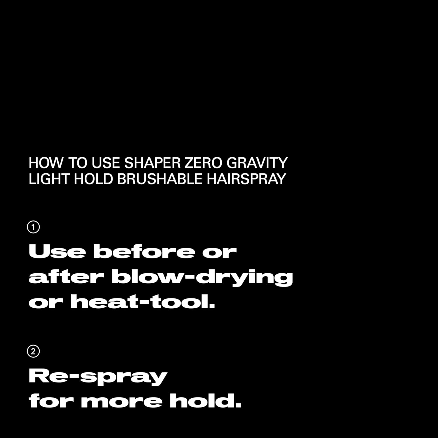 Shaper Zero Gravity | Ultralight Hold Hairspray | SEBASTIAN by SEBASTIAN | SH Salons