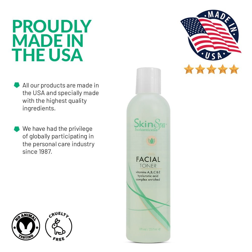 SkinSpa Botanicals Daily Facial Toner 8oz – Hydrating Face Toner | SKIN SPA by SKIN SPA | SH Salons