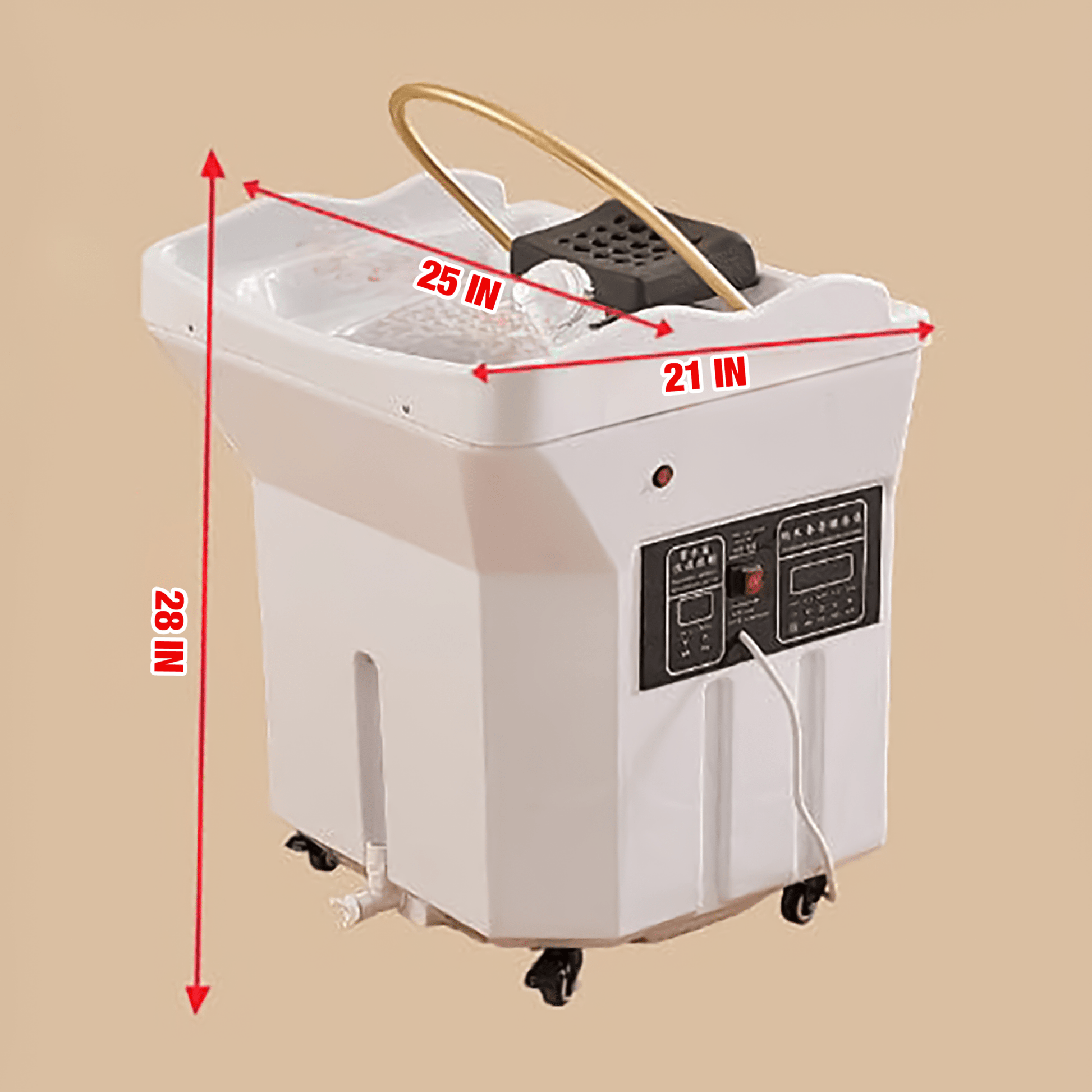 SSW - 6114P | Non - Plumbed | Portable Head Spa Bowl — Massage & Water Circulation | SSW | Head Spa Beds (Non - Plumbed) by SSW - SH Salons