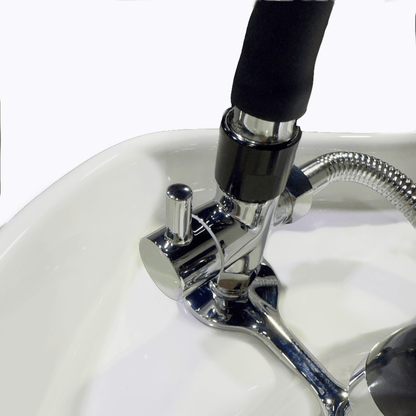 SSW Cloudburst Halo Head Spa Conversion Kit with UPC Faucet - Plumbed by SSW | SH Salons