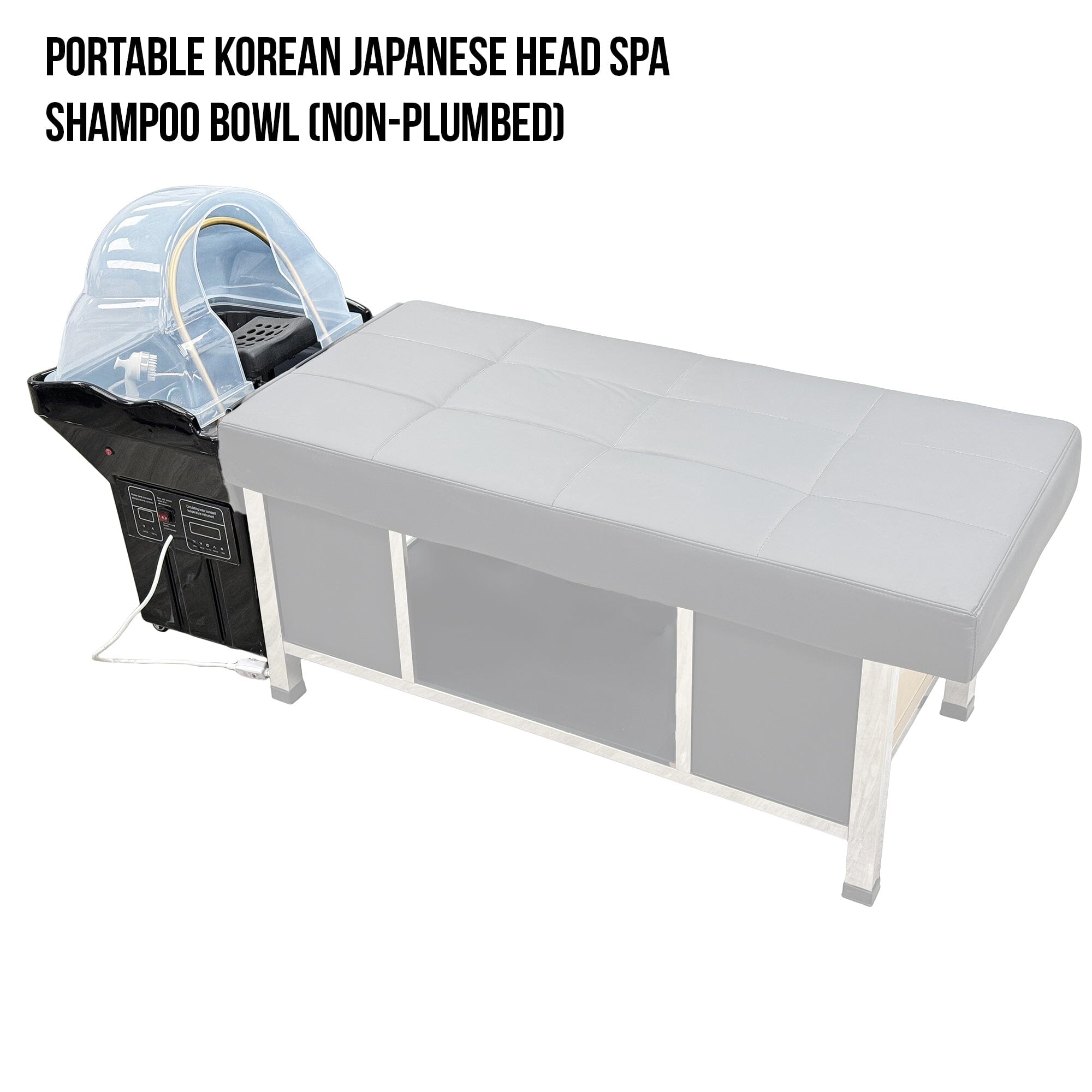 SSW8750P | Non - Plumbed | Portable Head Spa Bowl — Water Circulation System | SSW | Head Spa Beds (Non - Plumbed) by SSW - SH Salons