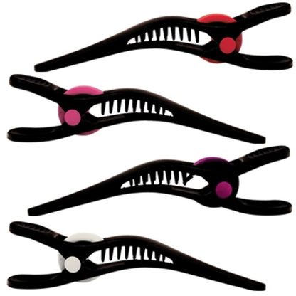 Super Grip Clips | Eco - Friendly | 5 - 1/2" | 4 Large Clips | SNS - 199 | SOFT N STYLE - SH Salons