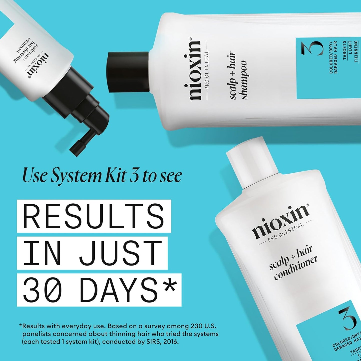 System 3 Cleanser Shampoo | NIOXIN - SH Salons
