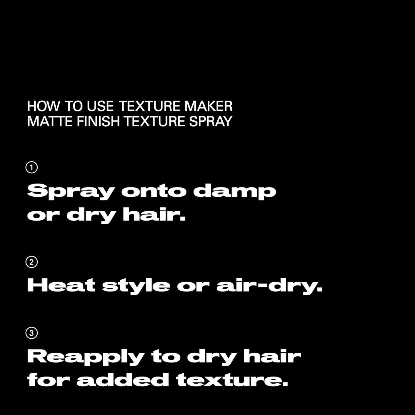 Texture Maker | Matte Finish Texture Spray | SEBASTIAN by SEBASTIAN | SH Salons