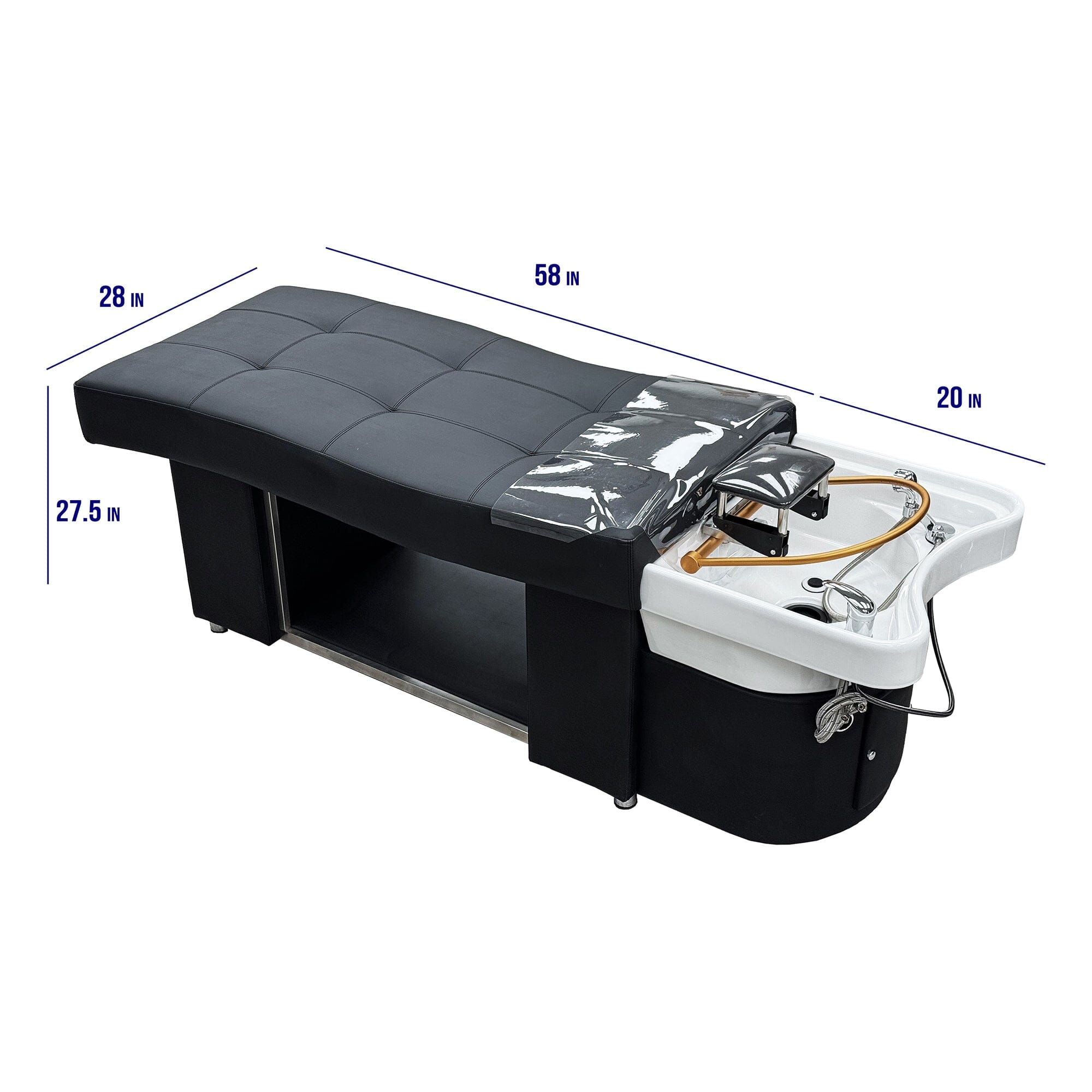 Unit 1292 | Plumbed | Head Spa Massage Bed — Integrated Water Circulation | SSW | Head Spa Beds (Plumbed) by SSW - SH Salons