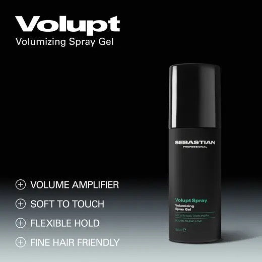 Volupt Volumising Spray Gel | SEBASTIAN | HAIR STYLING PRODUCTS by SEBASTIAN - SH Salons