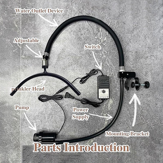 Waterfall Attachment for Shampoo Bowls | NO PLUMBED | Arched Head Spa | Faucet by SSW - SH Salons