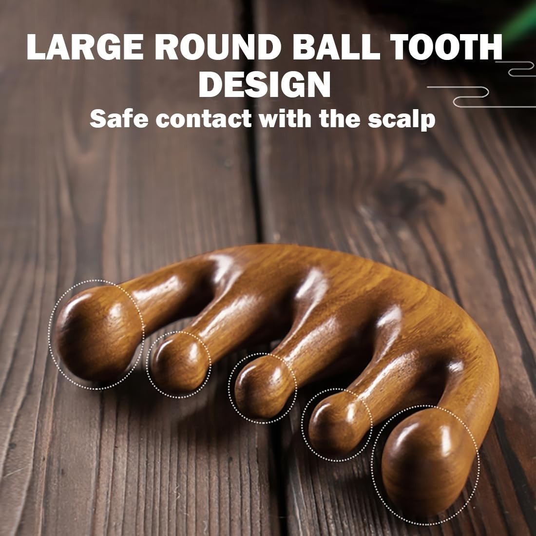 Wooden Scalp Massager | HAIR COLORING ACCESSORIES by BURMAX - SH Salons