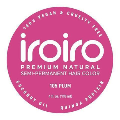 105 PLUM | Semi-Permanent Hair Color | 4oz | IROIRO - SH Salons