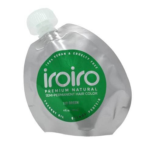 110 GREEN | Semi-Permanent Hair Color | 4oz | IROIRO - SH Salons