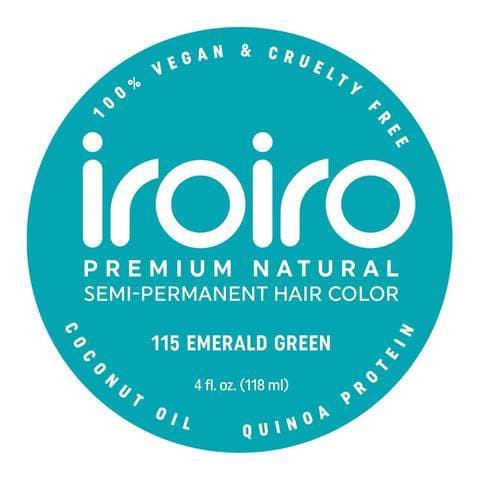 115 EMERALD GREEN | Semi-Permanent Hair Color | 4oz | IROIRO - SH Salons
