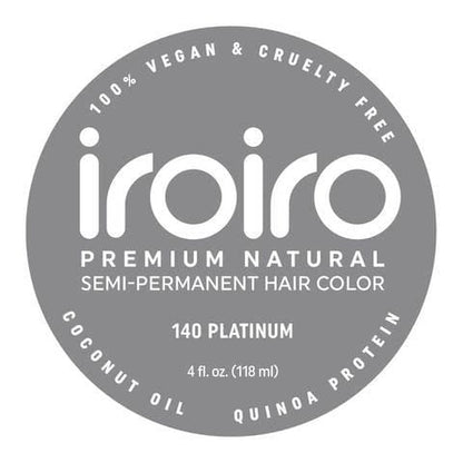 140 PLATINUM | Semi-Permanent Hair Color | 4oz | IROIRO - SH Salons