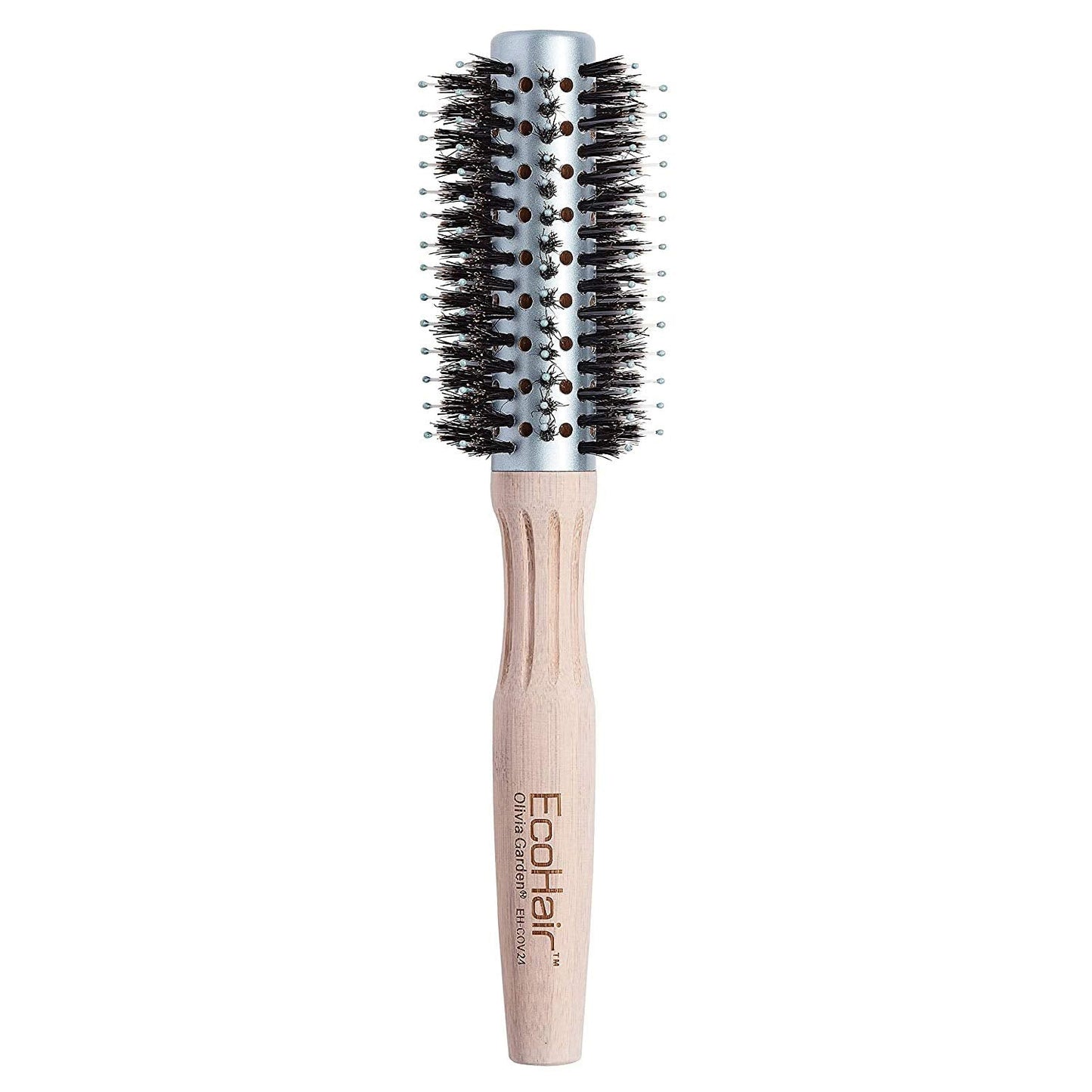 2 1/4" | 720-EHCOV24 | EcoHair Combo Vent Round Bamboo Hair Brush | OLIVIA GARDEN - SH Salons