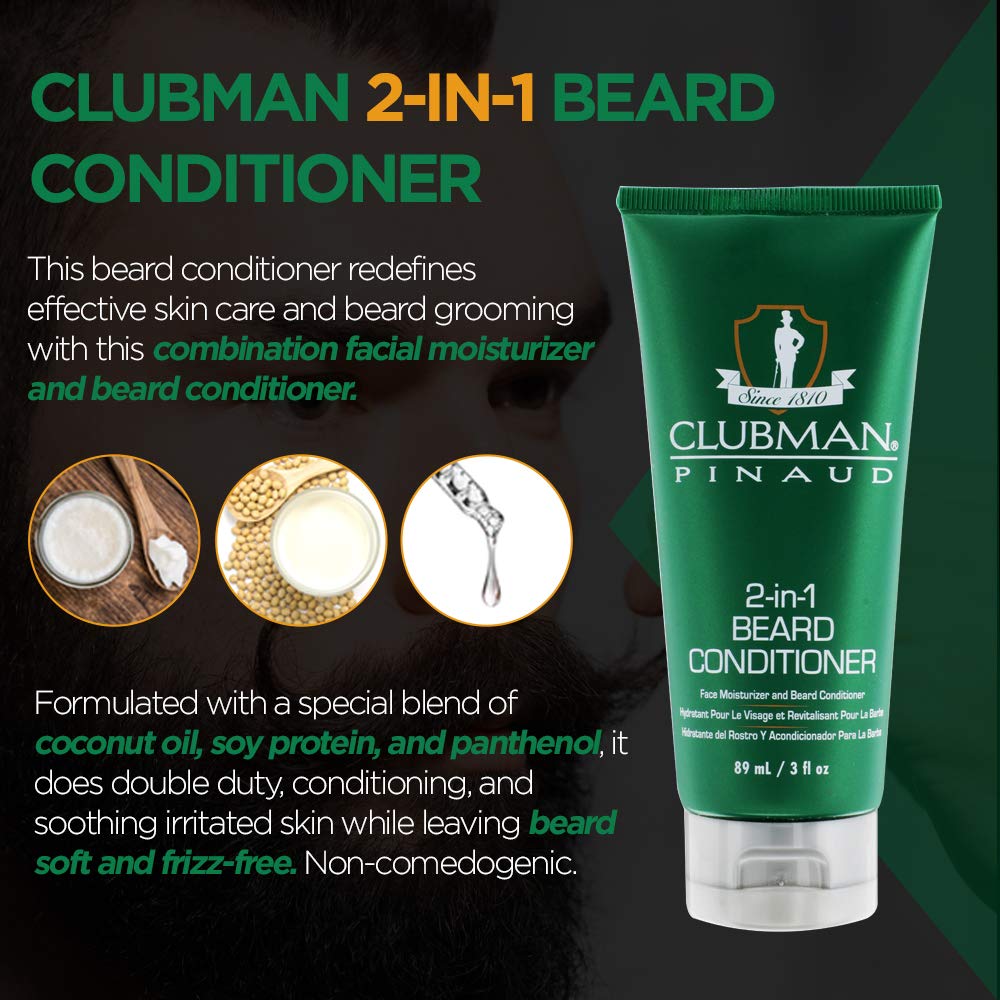2-in-1 Beard Conditioner and Face Moisturizer | CLUBMAN - SH Salons