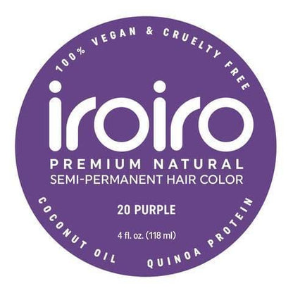 20 PURPLE | Semi-Permanent Hair Color | 4oz | IROIRO - SH Salons