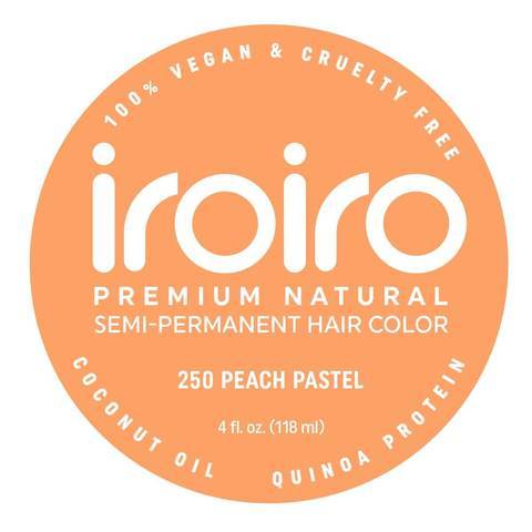 250 PEACH | Semi-Permanent Hair Color | 4oz | IROIRO - SH Salons