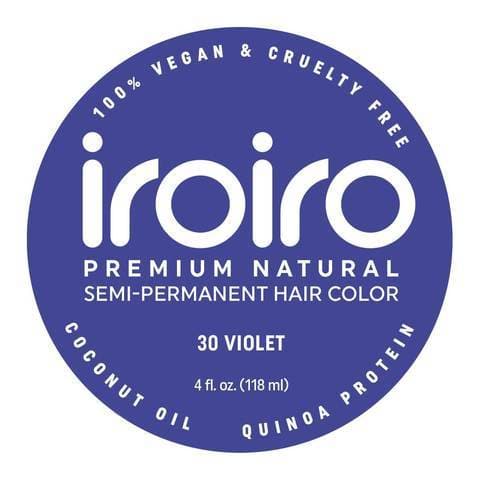 30 VIOLET | Semi-Permanent Hair Color | 4oz | IROIRO - SH Salons