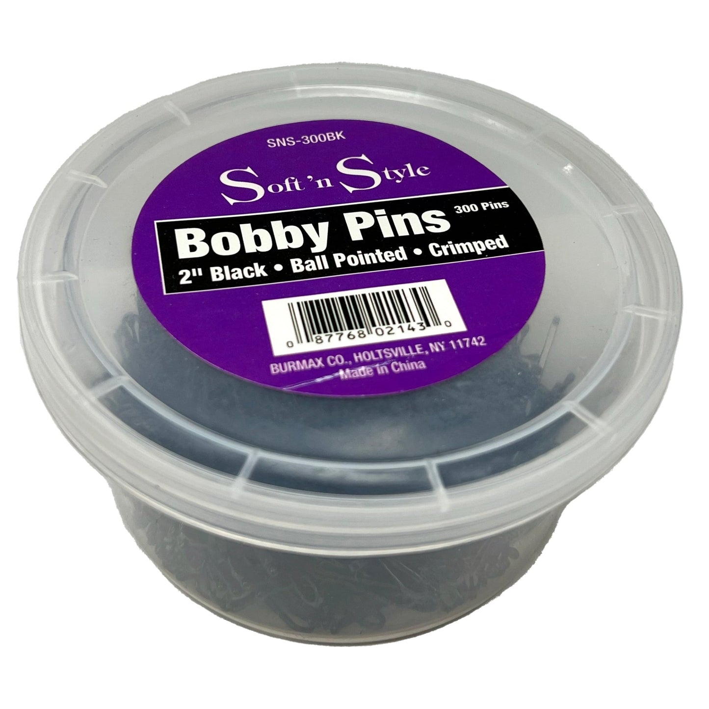 300 Bobby Pins | 2" | Ball Pointed | Crimped | SOFT N STYLE - SH Salons