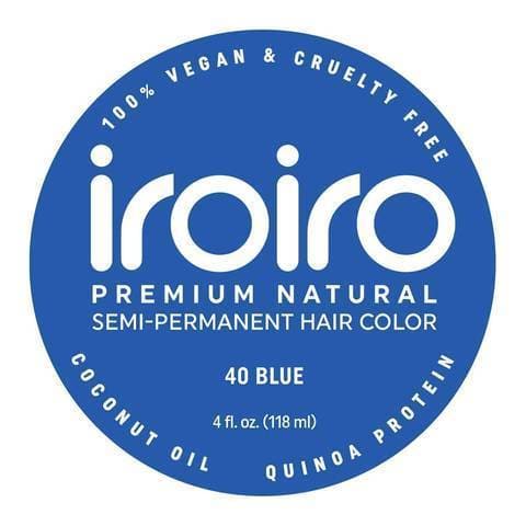 40 BLUE | Semi-Permanent Hair Color | 4oz | IROIRO - SH Salons