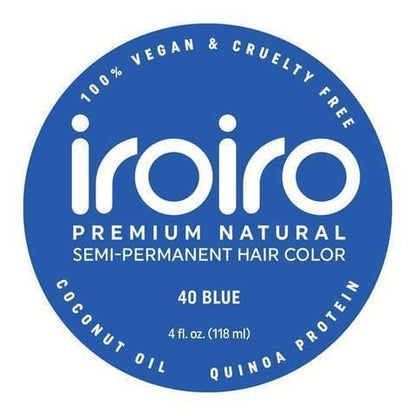 40 BLUE | Semi-Permanent Hair Color | 4oz | IROIRO - SH Salons