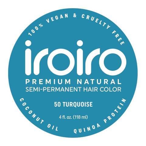 50 TURQUOISE | Semi-Permanent Hair Color | 4oz | IROIRO - SH Salons