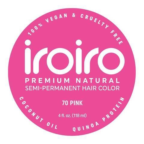 70 PINK | Semi-Permanent Hair Color | 4oz | IROIRO - SH Salons