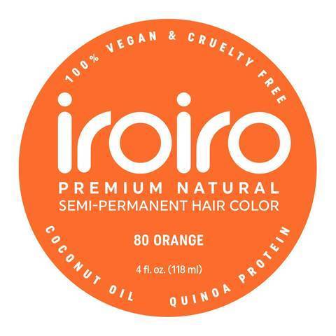 80 ORANGE | Semi-Permanent Hair Color | 4oz | IROIRO - SH Salons