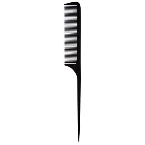 9 1/2" Rat Tail Carbon Comb | Coarse Teeth | High Heat Resistant | SC9182 | SALONCHIC - SH Salons