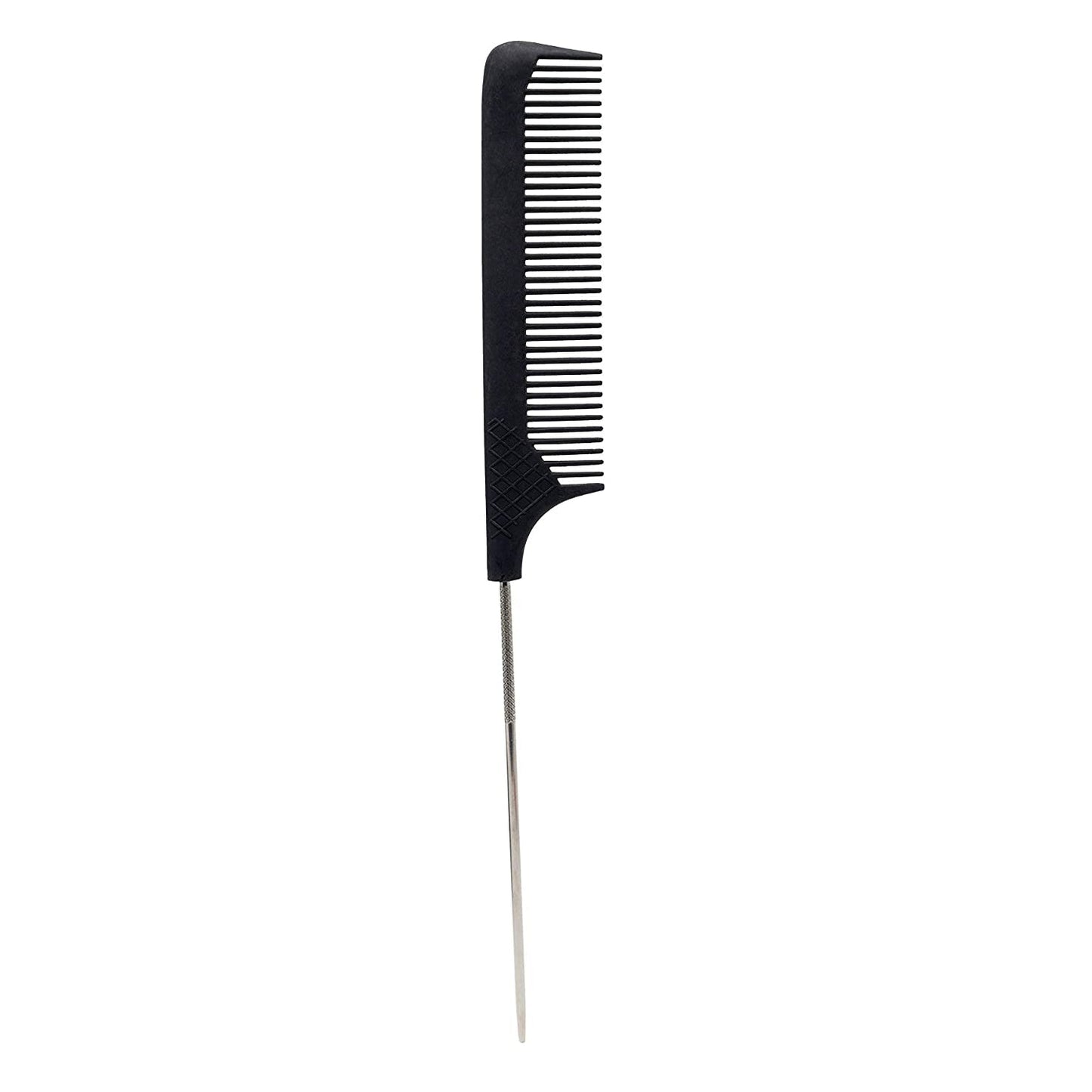 9" Pin Tail Carbon Comb | Coarse Teeth | High Heat Resistant | SC9184 | SALONCHIC - SH Salons