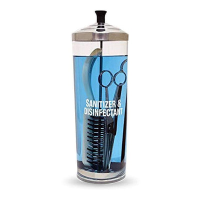 Acrylic Sanitizing Jar | 42oz | SC-550 | SCALPMASTER - SH Salons