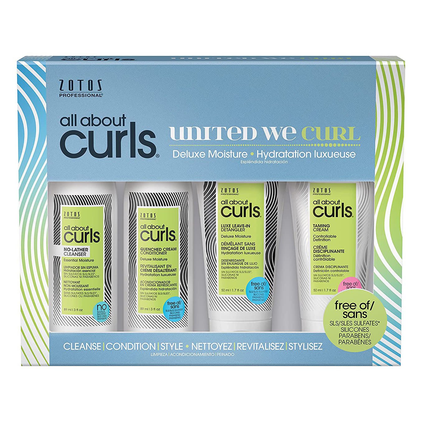 All About Curls | Deluxe Moisture Starter Kit | 4 Piece Set | ZOTOS - SH Salons