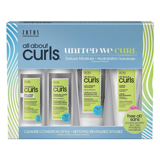 All About Curls | Deluxe Moisture Starter Kit | 4 Piece Set | ZOTOS - SH Salons