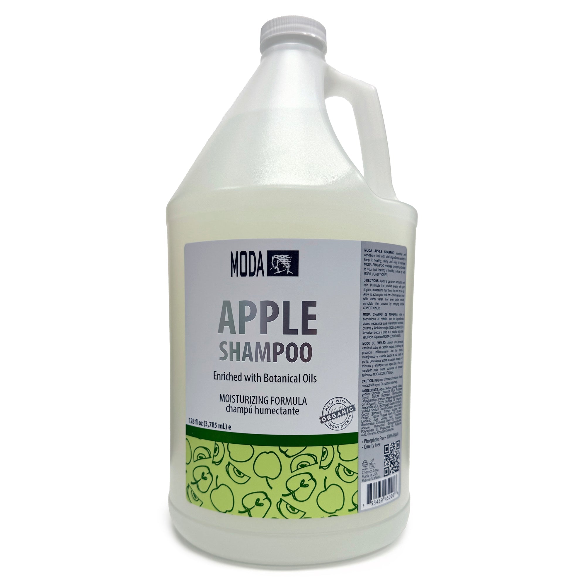 Apple Shampoo | Enriched with Botanical Oils | 128 fl oz | MODA - SH Salons
