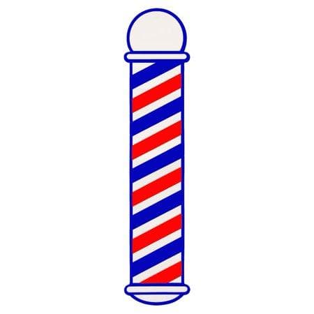 Barber Pole Cling Decal Sticker | SC-9015 | SCALPMASTER - SH Salons