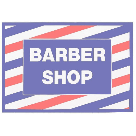 Barber Shop Cling Decal Sticker | SC-9014 | SCALPMASTER - SH Salons