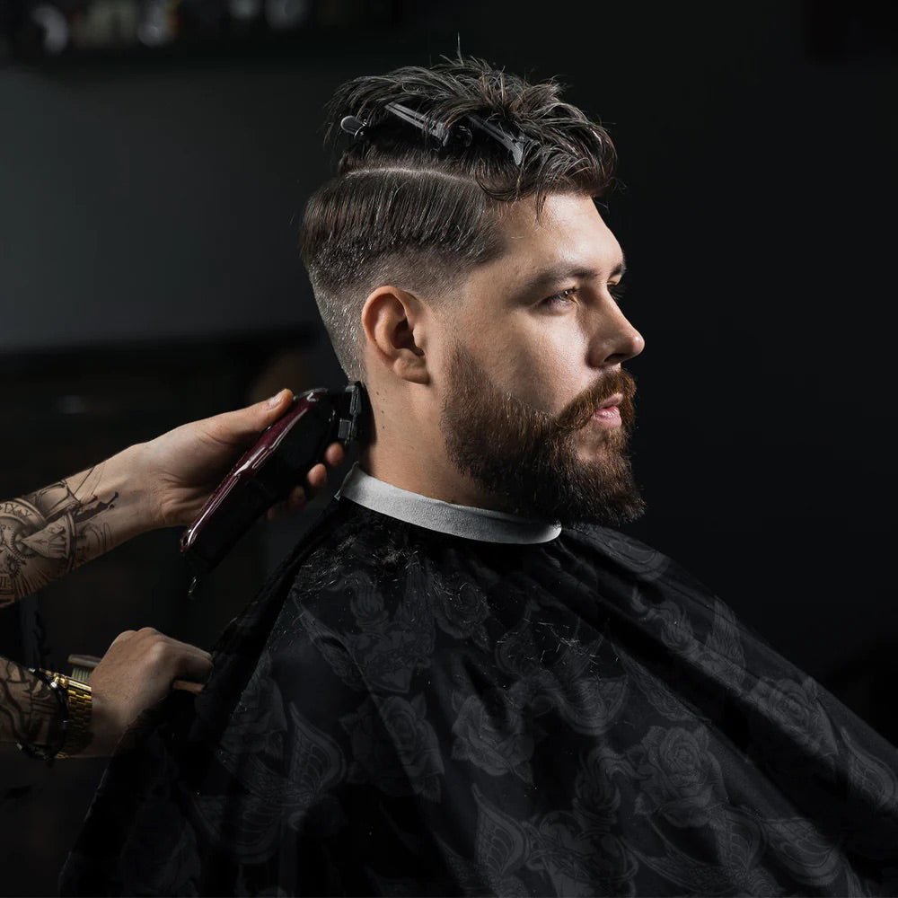 Barber Styling Cape Inked Black | 873-BLK | BETTY DAIN - SH Salons