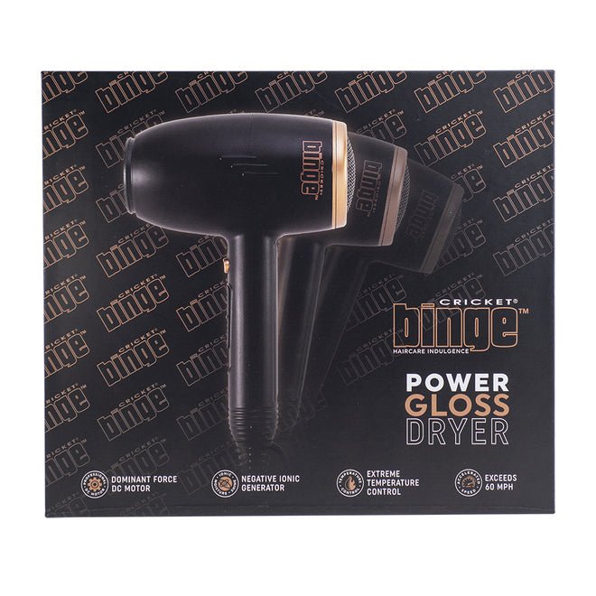 BINGE Power Gloss Dryer | Haircare Indulgence | Centrix by CRICKET - SH Salons