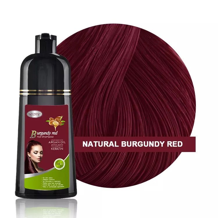 Burgundy Red Hair Color Shampoo 3 in 1 | 400ml | Herbal