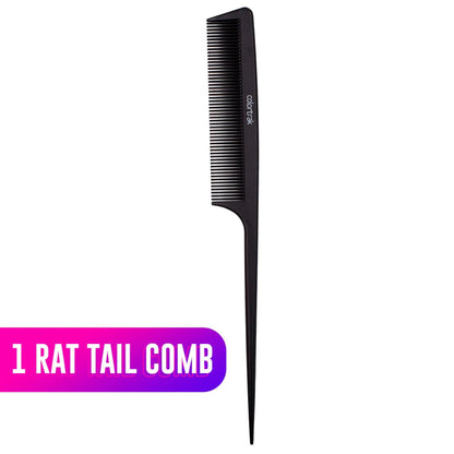 Carbon Fiber Combs | 2PK Black | 7048-2PK | COLORTRAK - SH Salons