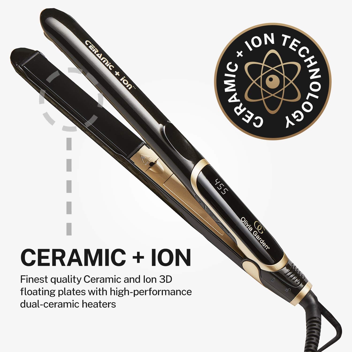 Ceramic ion 2025 flat iron